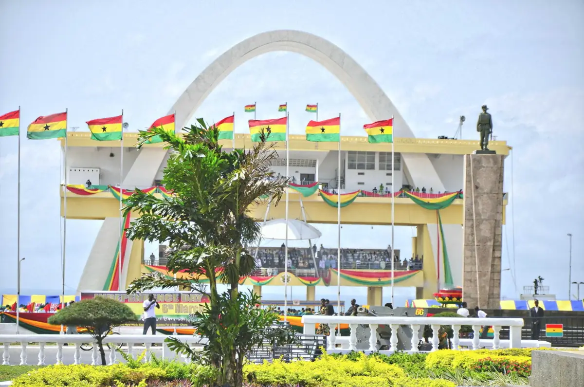 Independence Square in Accra, Ghana