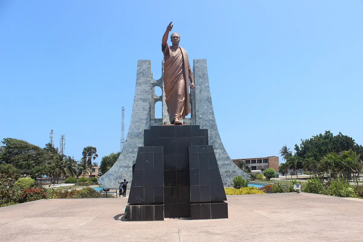 The Kwame Nkrumah Memorial Park and Mausoleum in Accra