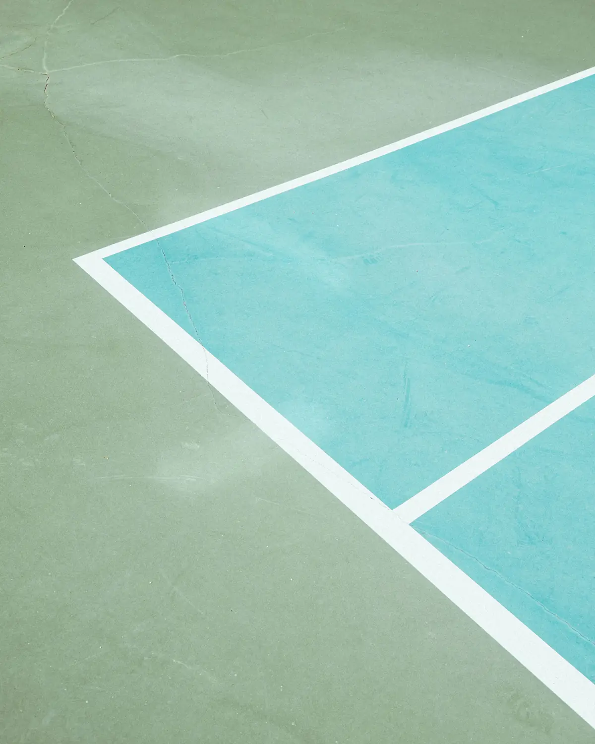 Tennis court detail, illustrative sports photography
